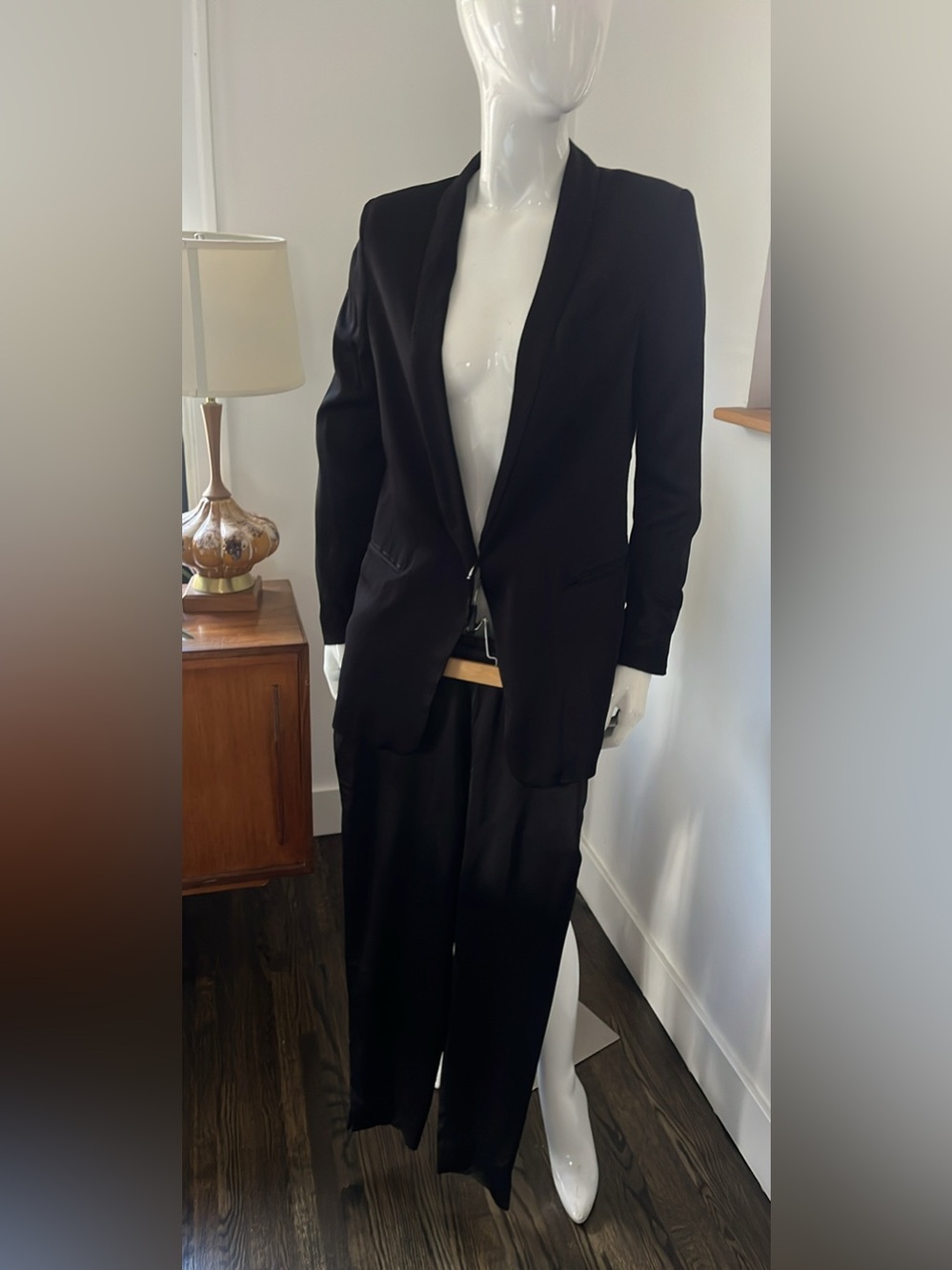 H&M Women’s Black Two-Piece Suit Jacket & Trousers